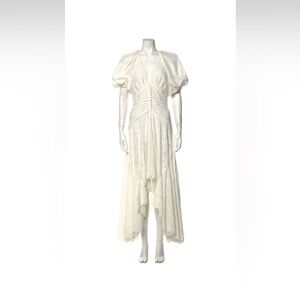 Acler white eyelet lace dress